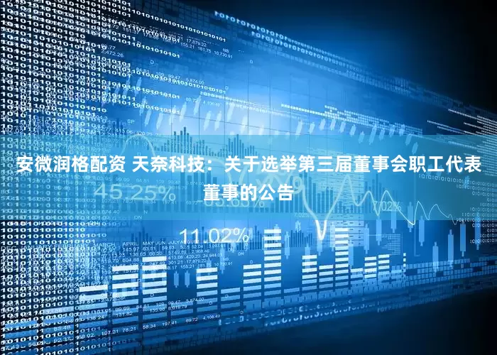 安微润格配资 天奈科技：关于选举第三届董事会职工代表董事的公告